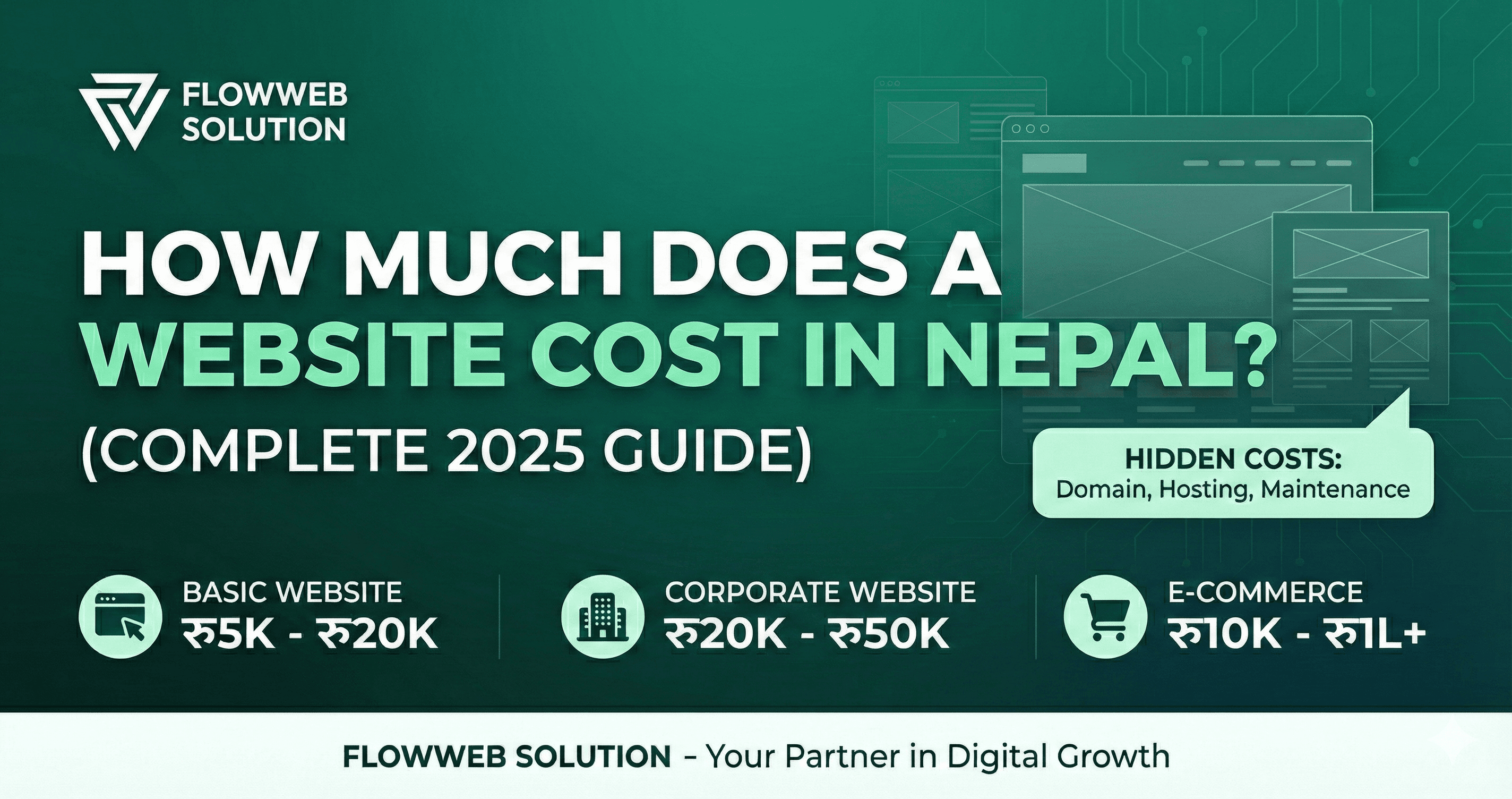 How Much Does a Website Cost in Nepal? (Complete 2025 Guide)